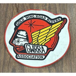 Vintage Honda Goldwing Jacket Patches Large GWRRA Sew On